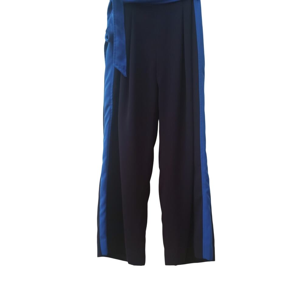Anthropologie Becas Colorblock Jumpsuit Blue Size 0P - Picture 3 of 8